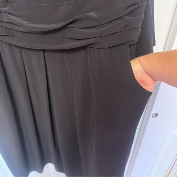 Eliza J Black Long Sleeve Dress with Pockets 18W - Picture 5 of 8